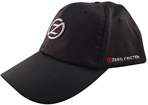 Zero Friction Herren Performance Mütze, verstellbar, Schwarz
