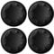 Neuvikter 4 Pcs for PS4 PS3 PS2 Xbox 360 ONE Controller Rubber Silicone Cap Thumbstick Thumb Stick X Cover Case Skin Joystick Grip Grips (Black)