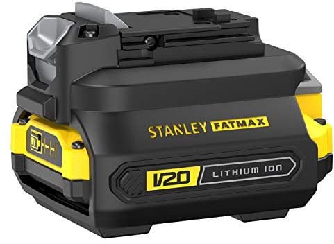 STANLEY FATMAX SFMCB100 XJ Adaptador V20 lithium ion para herramientas STANLEY FATMAX 18V