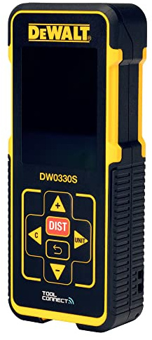 DEWALT Laser Measure Tool/Distance Meter, Bluetooth, 330-Foot (DW0330SN)