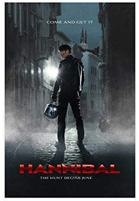 TV Hannibal 7 Leinwand-Poster, Wandkunst, Deko, Bild, Gemälde für Wohnzimmer, Schlafzimmer, Dekoration, 30 x 45 cm, ohne Rahmen