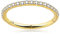 OUFER 9K Solid Gold Helix Cartilage Hoop 16G - CZ Line Daith Rook Conch Piercing Schmuck - Nasenpiercing Ring 12mm