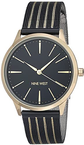 NINE WEST Klassische Uhr NW/2566GPBK