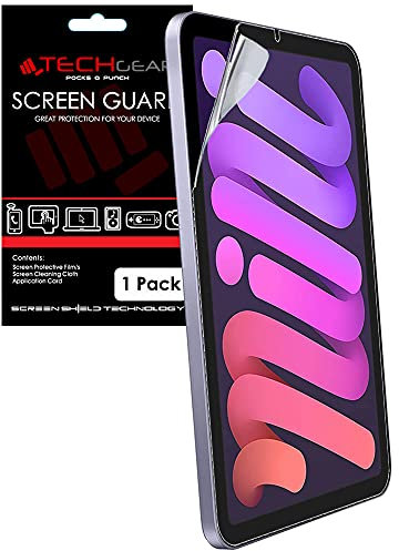 TECHGEAR Schutzfolie für iPad Mini 7 / Mini 6 [7. / 6. Generation] Screen Protector, Ultra Klare Schutzfolie Kompatibel mit iPad Mini6/7 (8,3 zoll)