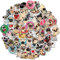 AUCEKO 100 Stück Mops Aufkleber Pack Pug (Dog) Sticker Set wasserdichte Vinyl Sticker für Laptop Kinder Autos Motorrad Fahrrad Skateboard Gepäck Koffer Computer Aufkleber Graffiti Decal