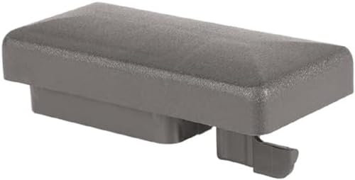 Alberts 657659 Pfostenkappe für Vierkantmetallpfosten | mit Überstand | Kunststoff | 60 x 40 mm