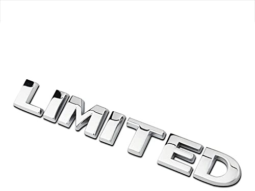 Leenax Enterprises 3D-Autoaufkleber LegierungMetall Buchstabe Emblem Abzeichen Aufkleber Deko Karosserie Heckklappe, für Jeep Wrangler Compass Commander Cherokee,A