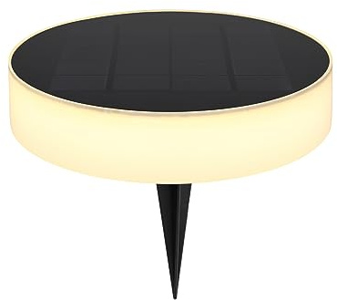 GLOBO LIGHTING Solarleuchte mit abnehmbaren Erdspieß - auch als Wandleuchte geeignet