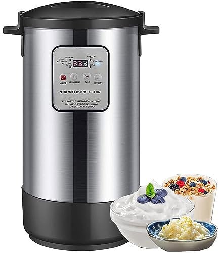 Máquina para Hacer Yogur de 12 litros, máquina de fermentación de Yogur Natto, fermentador de Yogur de 100 W con Control de Temperatura, máquina automática de fermentación de Yogur Natto 18L