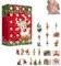 YOZO Grinch Advent Calendars for Kids，Christmas Advent Calendar, 2024 New Year 24 Days Countdown Advent Calendars Blind Box,24 Pcs Mini Figure Character for Christmas, for Kids