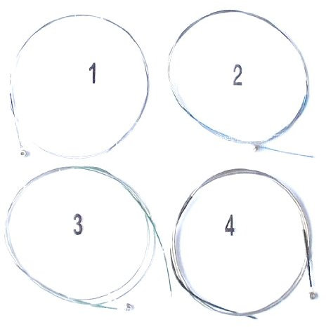 Viola-Saiten-Set, 40,6 cm, 39,4 cm, 38,1 cm, massiver Stahlkern, Nickellegierung, umwickelt für Schüler, 4 Sätze