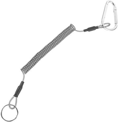 Anneome Fishing Retractable Lanyard Coiled Heavy Duty Tactical Lanyard Buckles for Kayak