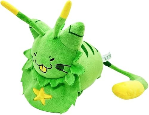 RDCIRP Gnarpy Katze Plüsch, Regretavator Plüschtier | niedliche weiche Plüschtier Puppe Plüschtiere für Jungen Mädchen Spiel Fans Geschenk(Grün)