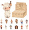 POP MART Hirono Shelter Pop Figuren - Zufällige Anime Actionfiguren, Sammelfiguren, Kunstspielzeug, Geschenk 12Pack
