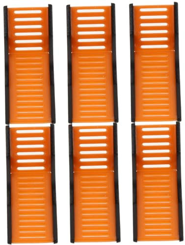 Anneome 6st Strandkorb-Modell Mini-sonnenstuhl Mini-möbelzubehör Kuchendeckel Für Den Strand -kuchendekorationen Miniatur-Lounge-Stuhl Strandkorb Modelle Strandkuchen- Plastik