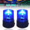 LED Blaulicht, 2 Stück LED-Partyleuchte im Blaulichtdesign, LED Rundumleuchte mit Drehendem Reflektor, 360° LED DJ Blitzlichte, Batteriebetrieb DJ Partybeleuchtung, Dekoration für Club Party Ballsaal