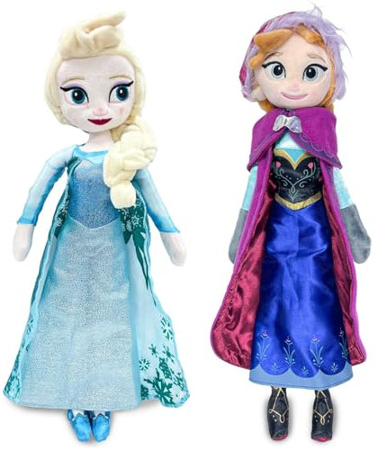Anna und ELSA Puppen, 40cm Anna und ELSA Plüsch Eiskönigin, Kuscheltier ELSA Kuscheltier ELSA Plüschfigur ELSA Kuscheltier ELSA Stofftier Puppe Eiskönigin Plüsch für Kinder