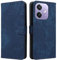 XINNI RFID Protective Phone Case for OPPO A60 5G(Not Fit 4G), PU/TPU Flip Leather Shockproof Cover, Blue