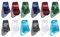 DRESSOOS 12stücke Gitarren Daumen-picks Ultra Dünne Plectrums Für Bass Und Akustikgitarre Rote Weiße Schwarze Blaue Und Grüne Farben Je Schmerzlindern Für Anfänger