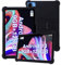 Silicone Tablet Case for DOOGEE U10 2025 10.1 inch Kids Friendly,Shockproof, Anti-scratch, Adjustable Stand, and Soft Silicone Cover,Black