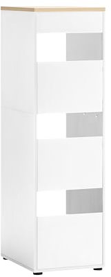 Schildmeyer Mehrzweckschrank Wäscheschrank Solea 702005, weiß matt, 45,1 x 60 x 154,7 cm
