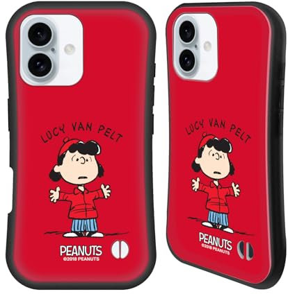 Head Case Designs Offizielle Peanuts Lucy Van Pelt Persöhnlichkeiten Hybride Handyhülle Hülle Huelle kompatibel mit Apple iPhone 16