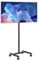 VEVOR Supporto TV da Pavimento per Schermo Piatto Curve da 431,8-1397 mm, Carrello Porta TV Carico max. 20 kg, max. VESA 200 x 200 mm per Soggiorno, Camera da Letto, Ufficio
