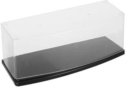 VALICLUD Durchsichtige Vitrine Für Figuren Puppen-Display Sammlerstück-aufbewahrung Transparente Box Modellautos-ständer Actionfiguren-etui Home-Office-Hobby Schutz Vor Staub Und Wasser