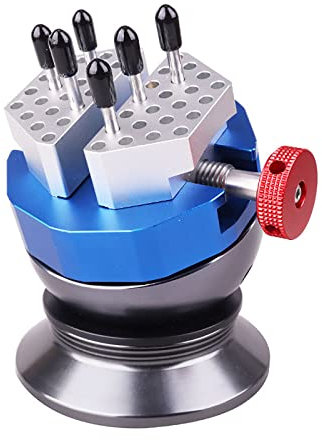 Modellbau Kugelschraubstock mit Drehzahlregelung und 360° Drehung für Gravur, DIY-Projekte und Anzeigebeobachtung