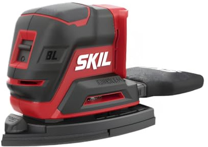SKIL 3720CD Akku-Multischleifer (vielseitige Aufsätze, Einhandbedienung, Bürstenloser Motor, Akkubetrieben, hochwertige Kugellager, VRS System, Werkzeug, Handwerker Zubehör) SR1E3720CD