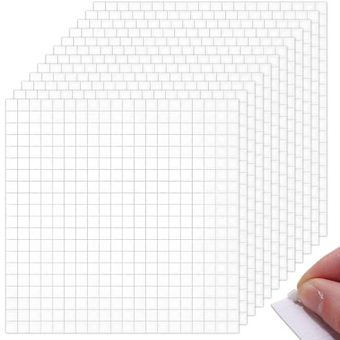 4800Pcs Double Sided Sticky Foam Pads,Sticky Foam Pads Squares for Crafting | 5mm 3D Adhesive Mount Dots,Card Making Supplies for Card Making,DIY Art,Party, Wedding,Office Supplies,DIY Projects
