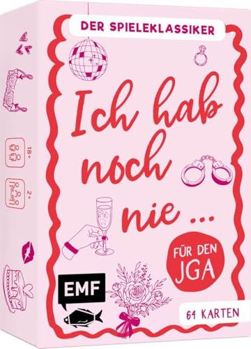Kartenspiel: Ich hab noch nie ... - für den Junggesellinnenabschied: Der witzige Partyklassiker mit über 60 schamlosen Statements für JGAs, Bachelorette-Partys, Mädelsabende & Co. - ab 18 Jahren