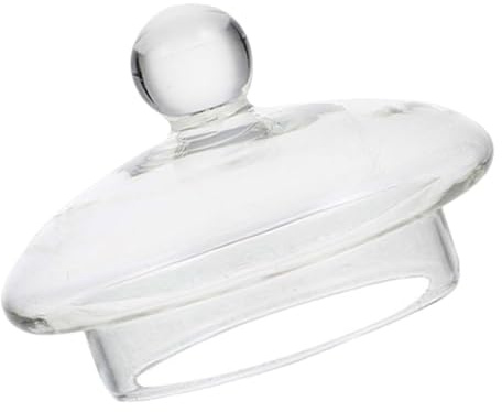 Toyvian Accessoire la Cuisine Couvercle en Verre 7,5 CM pour Théière 600 Ml Maintien Conditions d'Infusion Optimales