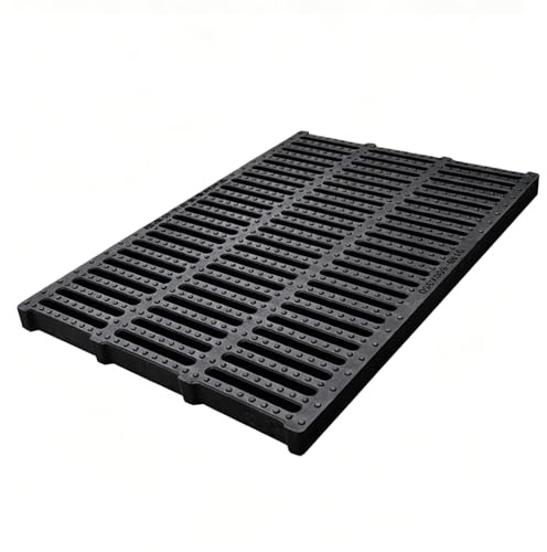 Rejilla Antideslizante para Canal de Desagüe | Superficie con Puntos de Agarre Seguro Incluso Mojada | Ideal para Bordes de Piscina, Duchas y Zonas de Paso
