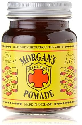 Morgan's Pomade Haarpomade zum Dunkeln von grauem Haar, Dunkelt allmählich graues Haar, Formt und verleiht trockenem Haar Glanz, hilft, Frizz mit Vitamin E zu kontrollieren 100g