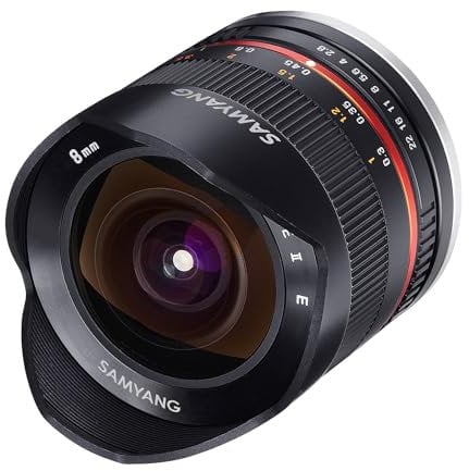 Obiettivo Samyang F2.8 Fisheye II UMC Fuji X 8 mm nero