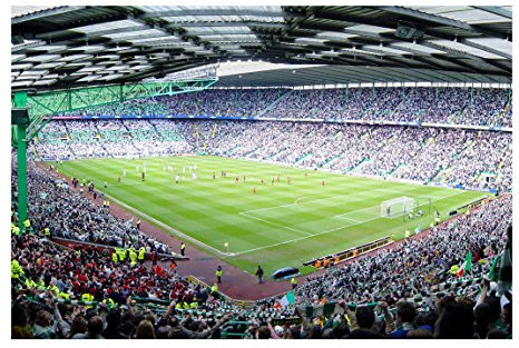 Vliestapete Fußballstadion Premium, Größe: 225cm x 336cm