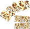 JUSTFOX - Tattoo Nail Art Aufkleber Löwe Tiger Muster Lion Nagel Sticker