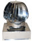 COMIGNOLO EOLICO TESTA RADIANTE GIREVOLE FUMAIOLO acciaio inox,BASE QUADRATA 32X32