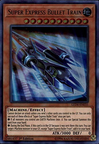 Yu-Gi-Oh! - Super Express Bullet Train - LED4-EN035 - Legendary Duelists: Sisters of The Rose - 1st Edition - Ultra Rare