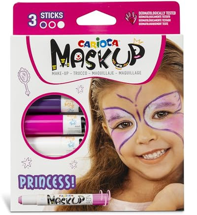 Carioca- Maquillaje, Multicolor, 3 Unidad (Paquete de 1) (43049)
