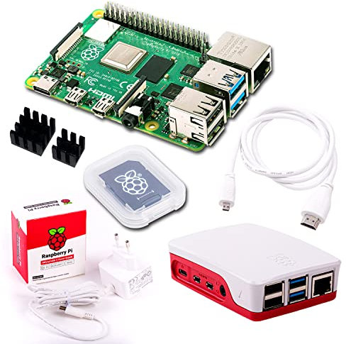 Raspberry Pi 4 (2GB RAM) Bundle 32GB, weiß