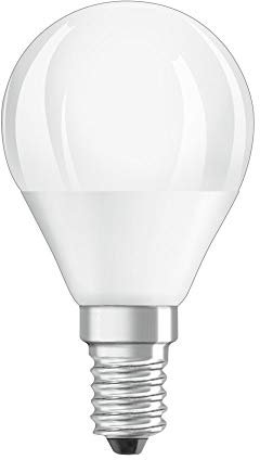 OSRAM LED Lampe mit E14 Sockel, Warmweiss (2700K), Tropfenform, 3.3W, Ersatz für 25W-Glühbirne, matt, LED STAR CLASSIC P, Warmweiß