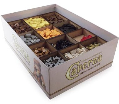 The Game Doctors Brettspiel Organizer kompatibel mit Caverna: Die Höhlenbauern