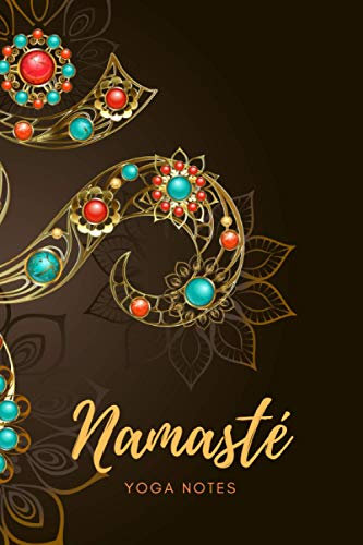 Yoga Notizbuch Namaste OM - Bullet Journal, Planer: 120 Seiten gepunktet (dotted) | A5 | Tolles Geschenk für Spiritualität, Yoga & Feng Shui - Ideen und Gedanken festhalten