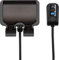 Manningham Lighting IP66 Outdoor Weatherproof Double Switched Power Socket Kit RCD Protected Plug 3M Flex Wire Cable 13A 2 Gang Storm Waterproof