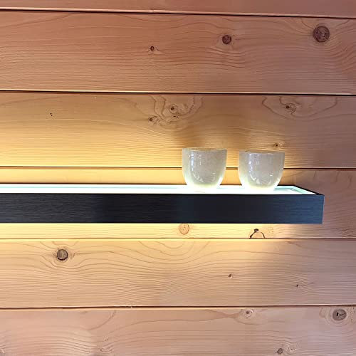 s.luce Cusa LED-Lichtboard Wandleuchte Up & Down, Farbe:Schwarz, Größe:100cm