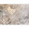 murando - Papier peint panoramique nature 350x256 cm - Revêtement mural décoration chambre salon - Design moderne - Vert marron - Monstera fleurs feuilles gris jaune les plantes b-C-10272-a-a