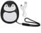 Semme Wiederaufladbarer Handwärmer, Cartoon Cute Portable 4000mAh Power Bank Handwärmer USB-Taschen-Handwärmer für Camping, Skifahren, Angeln und Wandern(Pinguin schwarz)