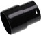 vhbw adattatore 58 mm compatibile con Rowenta Aquavac, Ghibli, Sorma, Bully aspirapolvere - Raccordo, attacco per tubo flessibile, nero